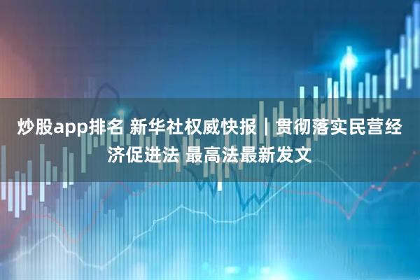 炒股app排名 新华社权威快报｜贯彻落实民营经济促进法 最高法最新发文